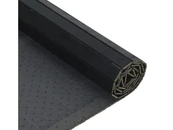 Clicnbuy Alfombra De Salón-Alfombra rectangular bambú 70x200 cm Negro