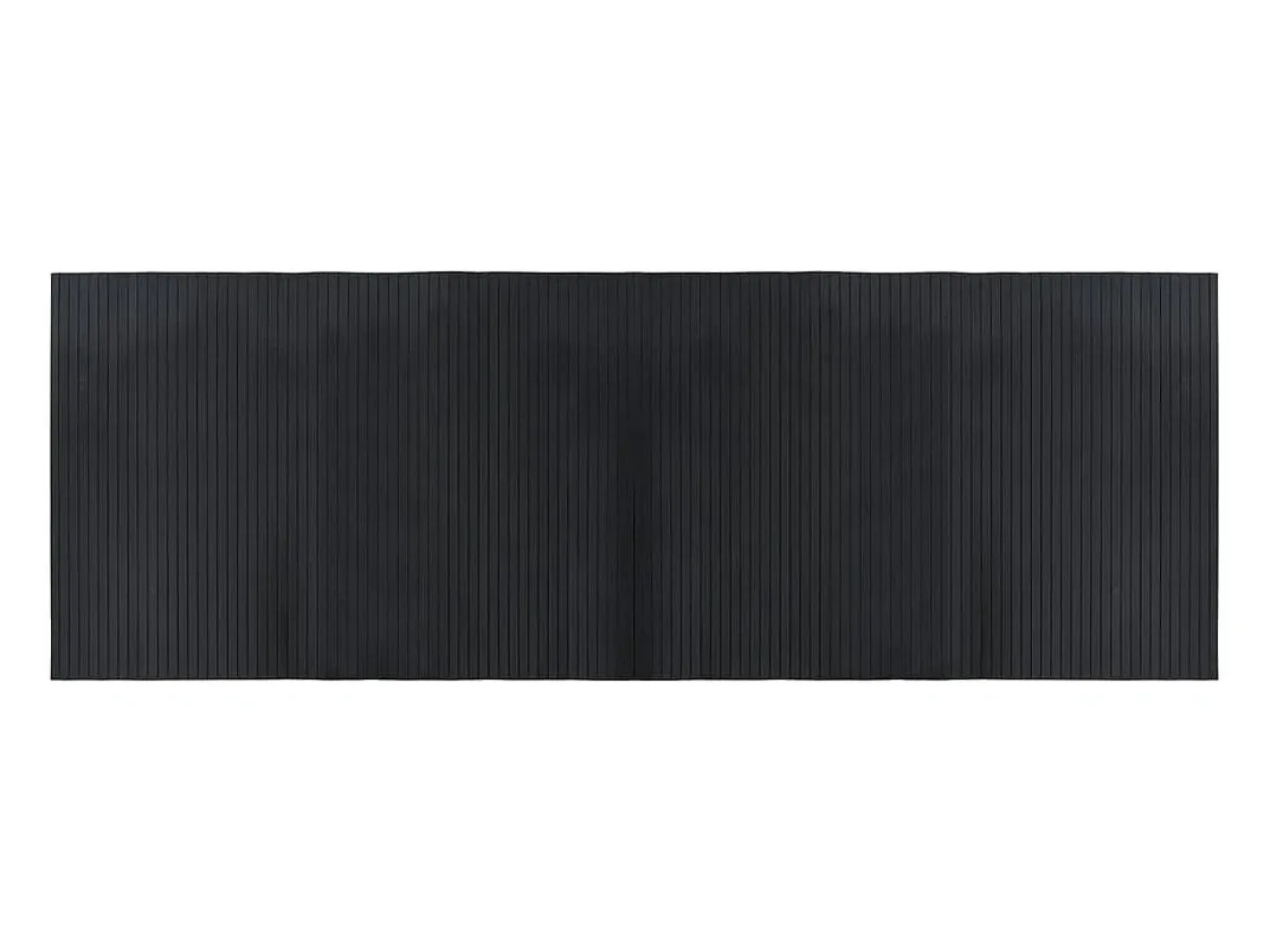 Clicnbuy Alfombra De Salón-Alfombra rectangular bambú 70x200 cm Negro