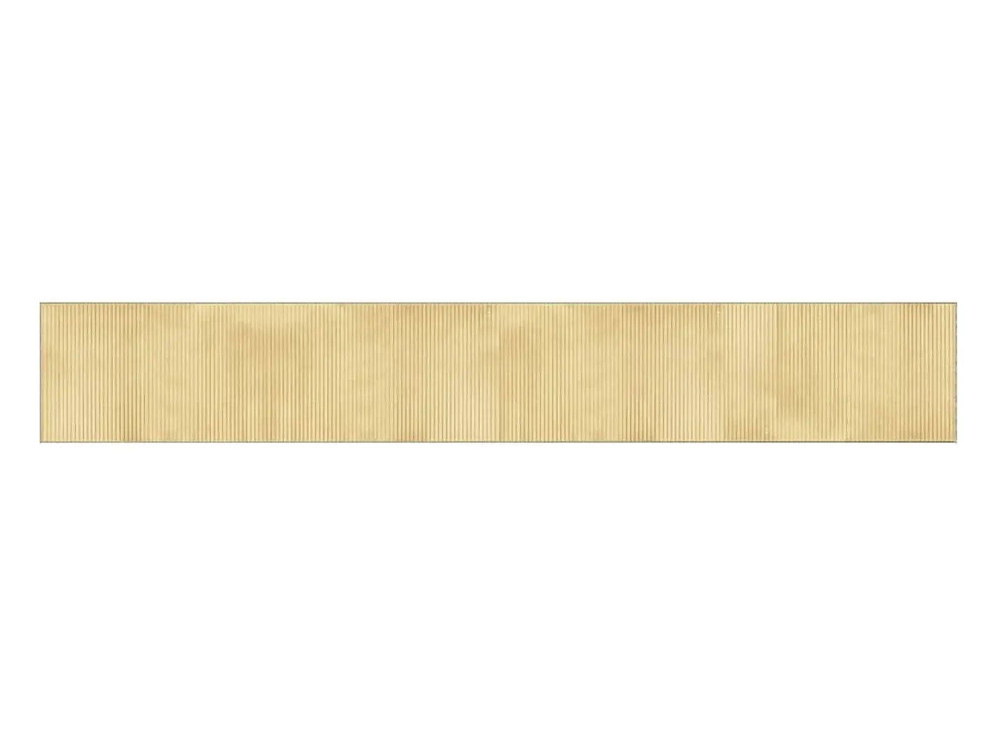 Clicnbuy Alfombra rectangular bambú color natural claro 60x400 cm Beige Online