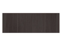Clicnbuy Alfombra De Salón-Alfombra rectangular bambú marrón oscuro 70x200 cm Marru00f3n