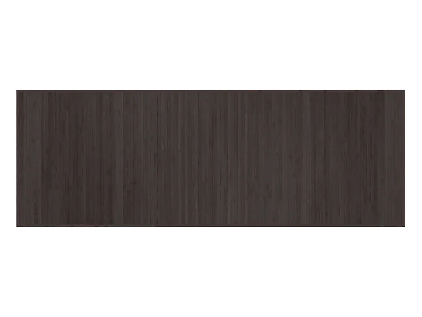 Clicnbuy Alfombra De Salón-Alfombra rectangular bambú marrón oscuro 70x200 cm Marru00f3n