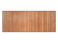 Clearance Clicnbuy Alfombra rectangular bambú color natural 80x200 cm Marru00f3n