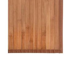 Clearance Clicnbuy Alfombra rectangular bambú color natural 80x200 cm Marru00f3n