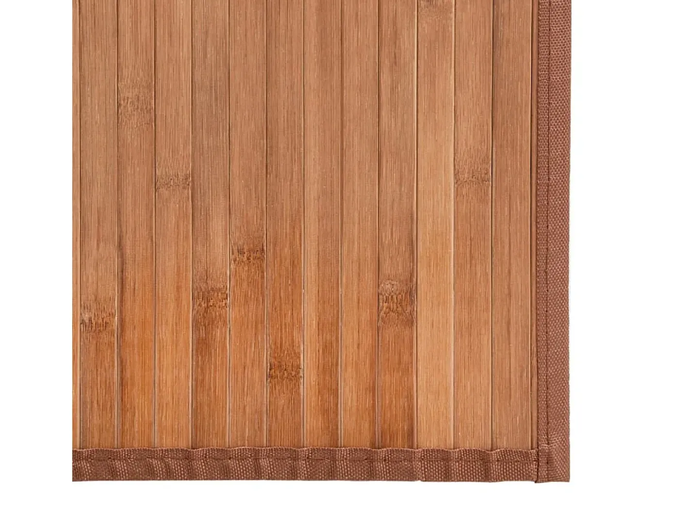 Clearance Clicnbuy Alfombra rectangular bambú color natural 80x200 cm Marru00f3n