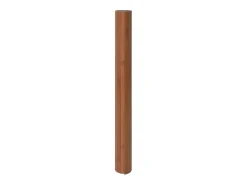 Clicnbuy Alfombra De Salón-Alfombra rectangular bambú marrón 60x100 cm Marru00f3n