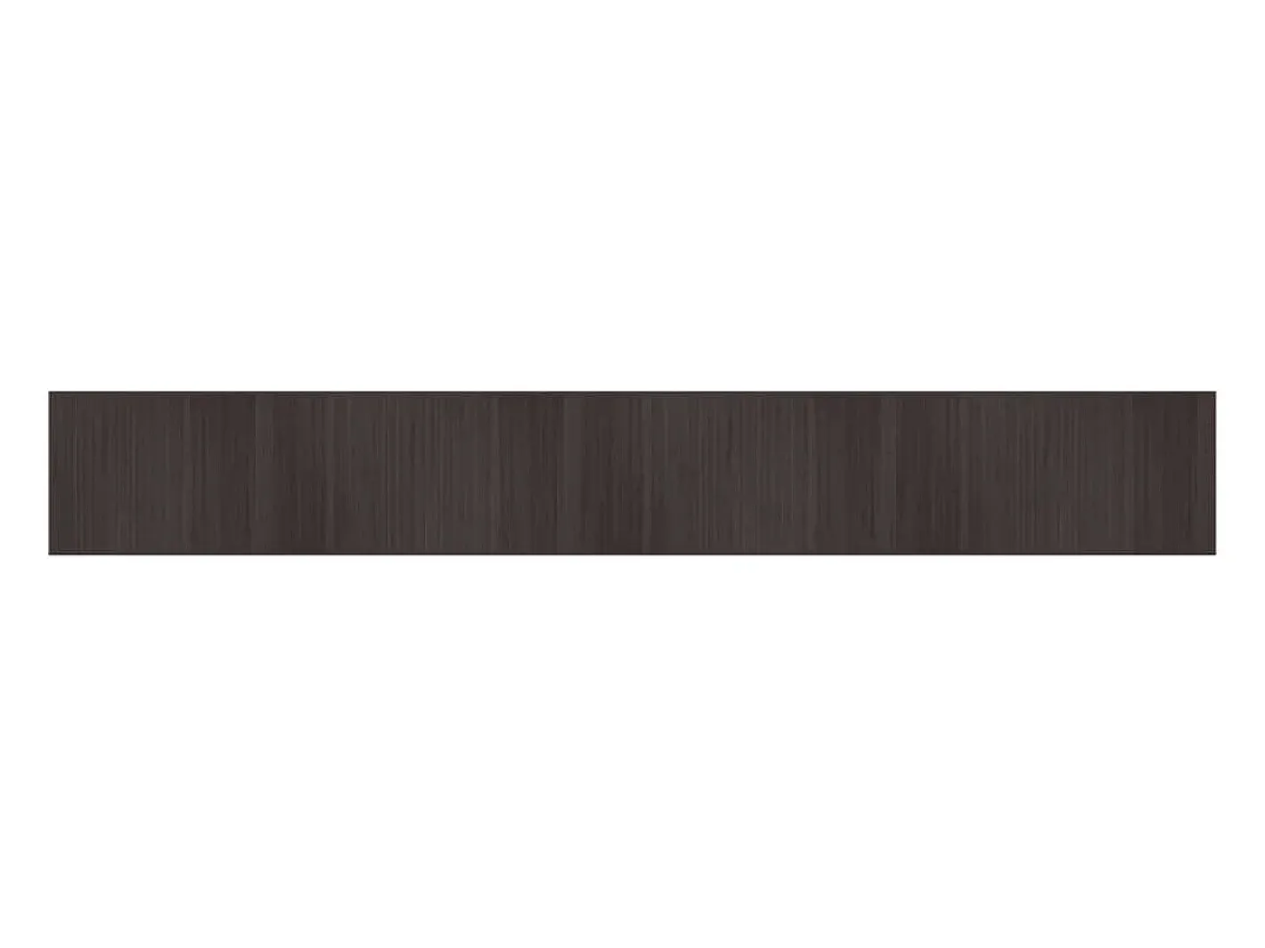 Clicnbuy Alfombra De Salón-Alfombra rectangular bambú marrón oscuro 70x500 cm Marru00f3n