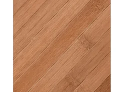 Clicnbuy Alfombra De Salón-Alfombra rectangular bambú color natural 60x100 cm Marru00f3n