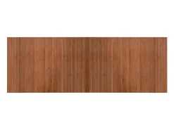 Clicnbuy Alfombra rectangular bambú marrón 70x200 cm Marru00f3n Clearance