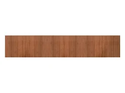 Outlet Clicnbuy Alfombra rectangular bambú marrón 60x300 cm Marru00f3n