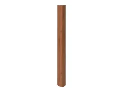 Outlet Clicnbuy Alfombra rectangular bambú marrón 60x300 cm Marru00f3n