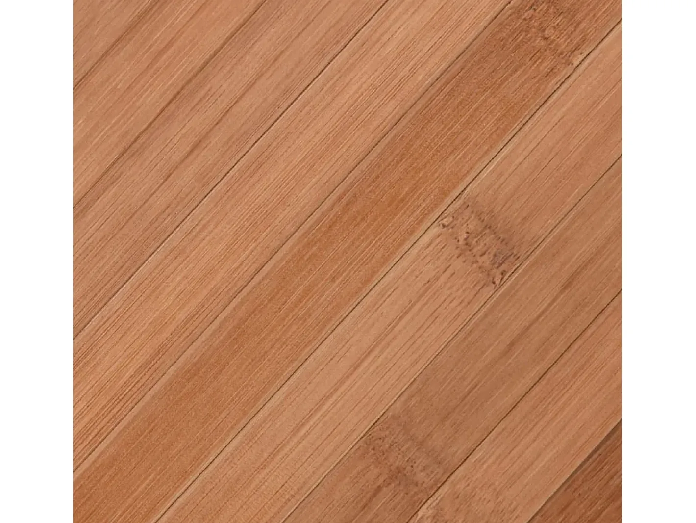 Clicnbuy Alfombra rectangular bambú color natural 80x200 cm Marru00f3n Outlet