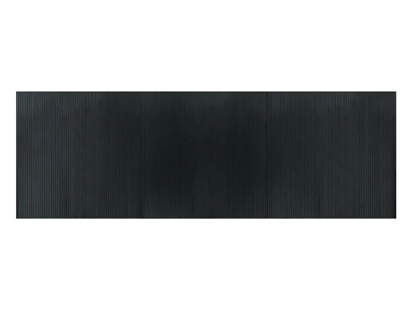 Clicnbuy Alfombra De Salón-Alfombra rectangular bambú 100x300 cm Gris