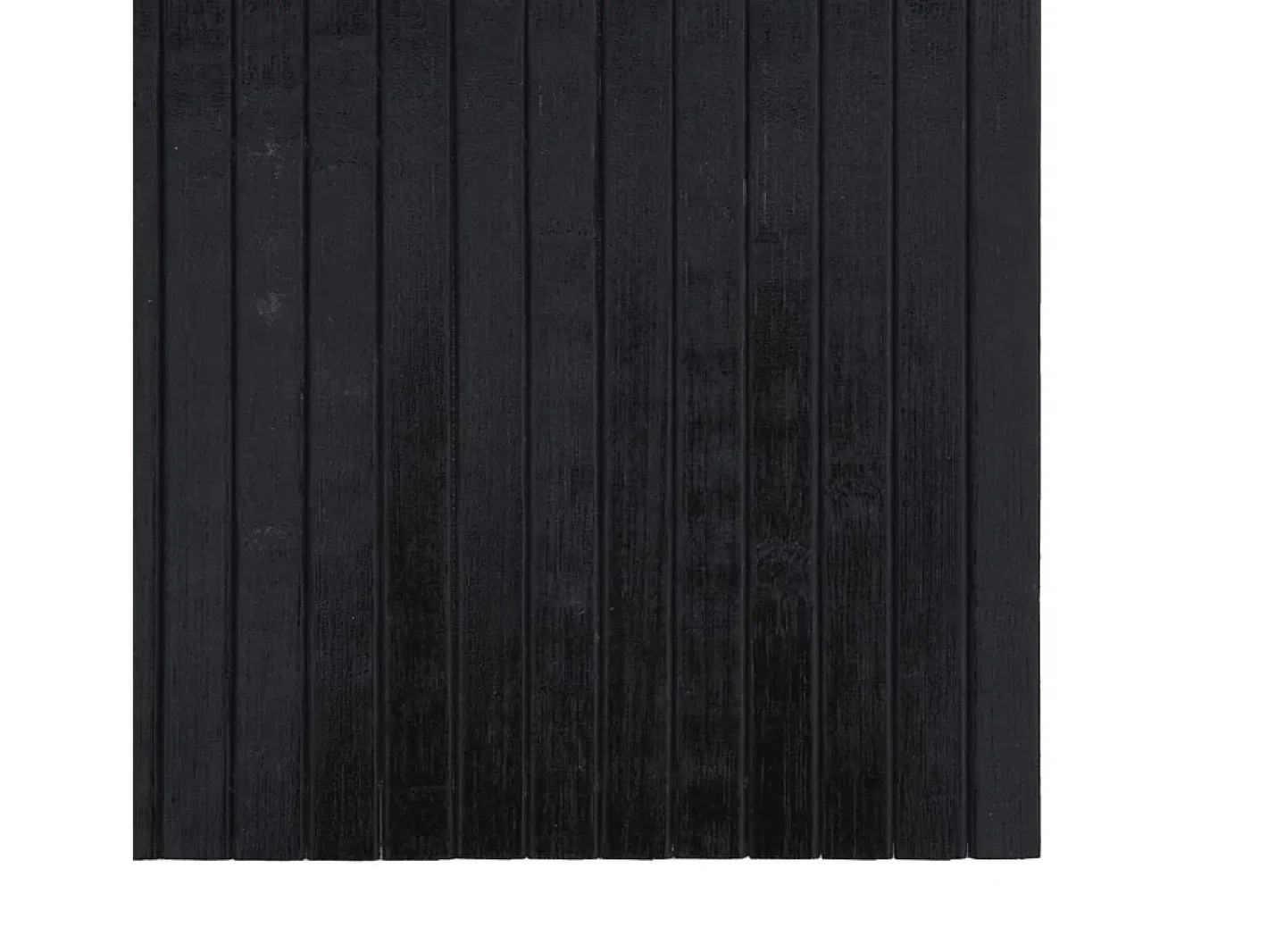 Outlet Clicnbuy Alfombra rectangular bambú 70x500 cm Negro