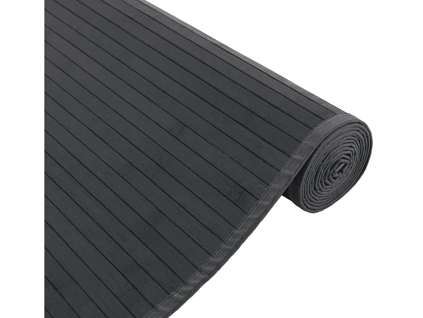 Clicnbuy Alfombra rectangular bambú 80x100 cm Gris Online