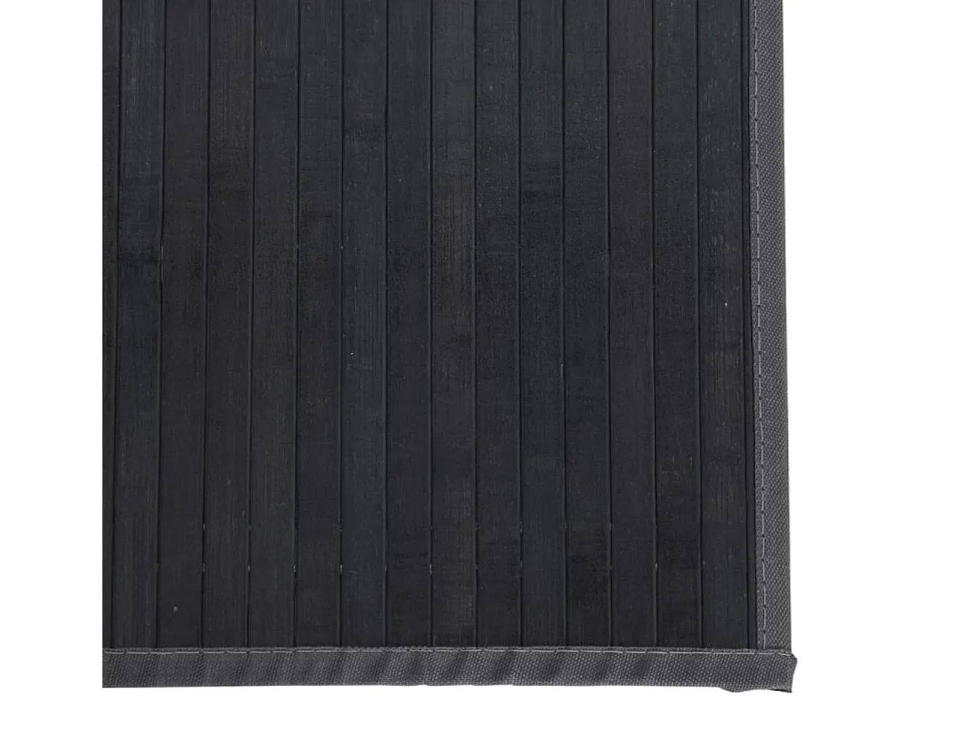 Clicnbuy Alfombra rectangular bambú 60x400 cm Gris