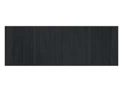 Clicnbuy Alfombra rectangular bambú 70x200 cm Negro Clearance