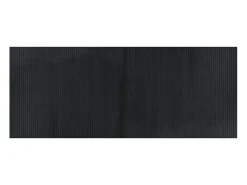 Clicnbuy Alfombra rectangular bambú 80x200 cm Negro Best