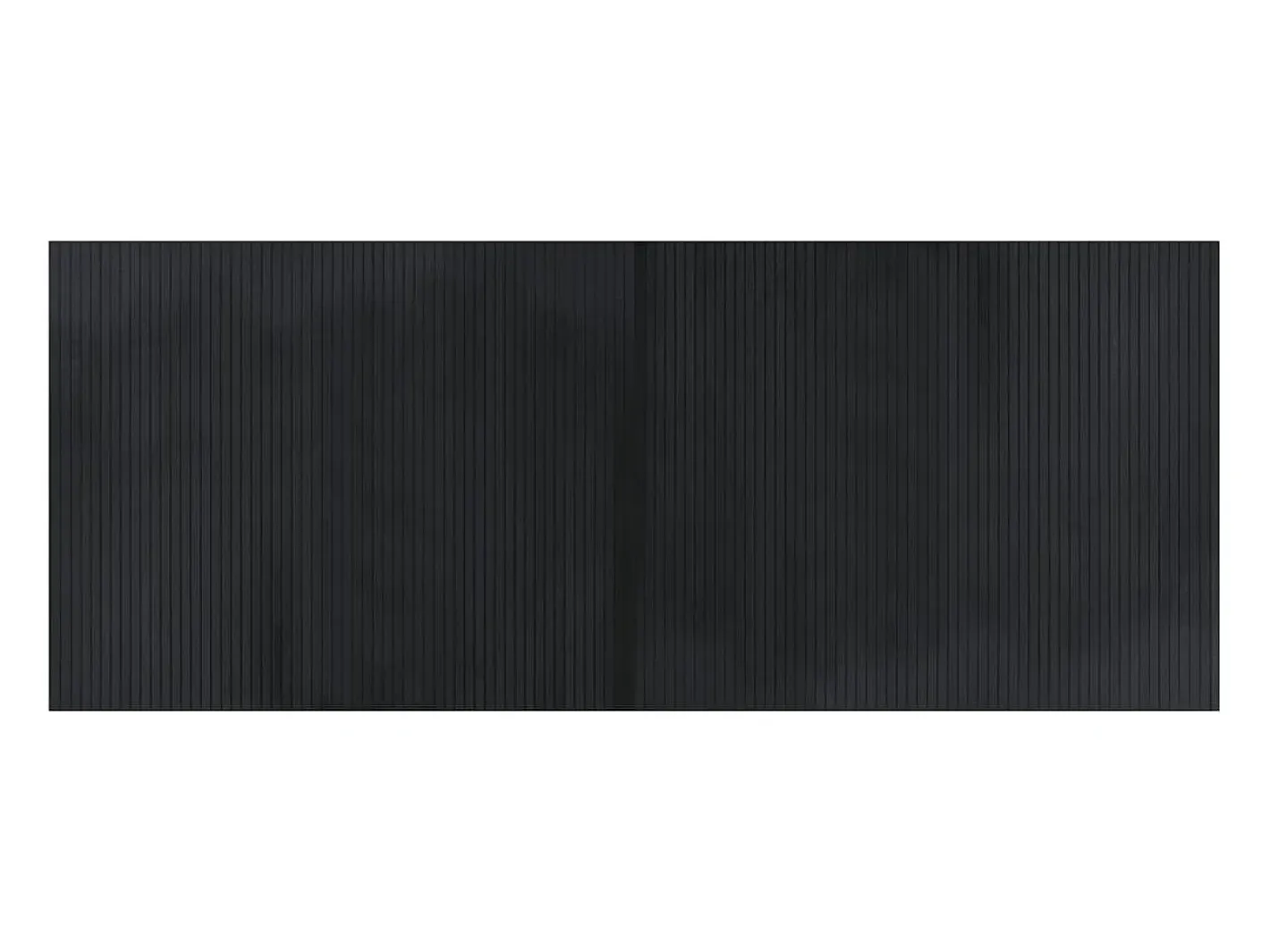 Clicnbuy Alfombra rectangular bambú 80x200 cm Negro Best