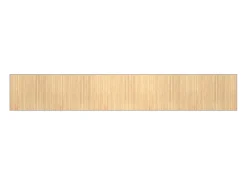Clicnbuy Alfombra De Salón-Alfombra rectangular bambú color natural claro 80x1000 cm Beige
