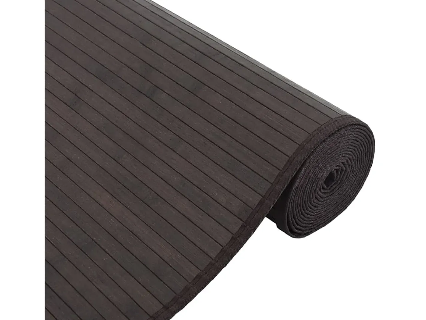 Hot Clicnbuy Alfombra rectangular bambú marrón oscuro 80x200 cm Marru00f3n