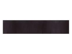 Clicnbuy Alfombra De Salón-Alfombra rectangular bambú marrón oscuro 100x500 cm Marru00f3n