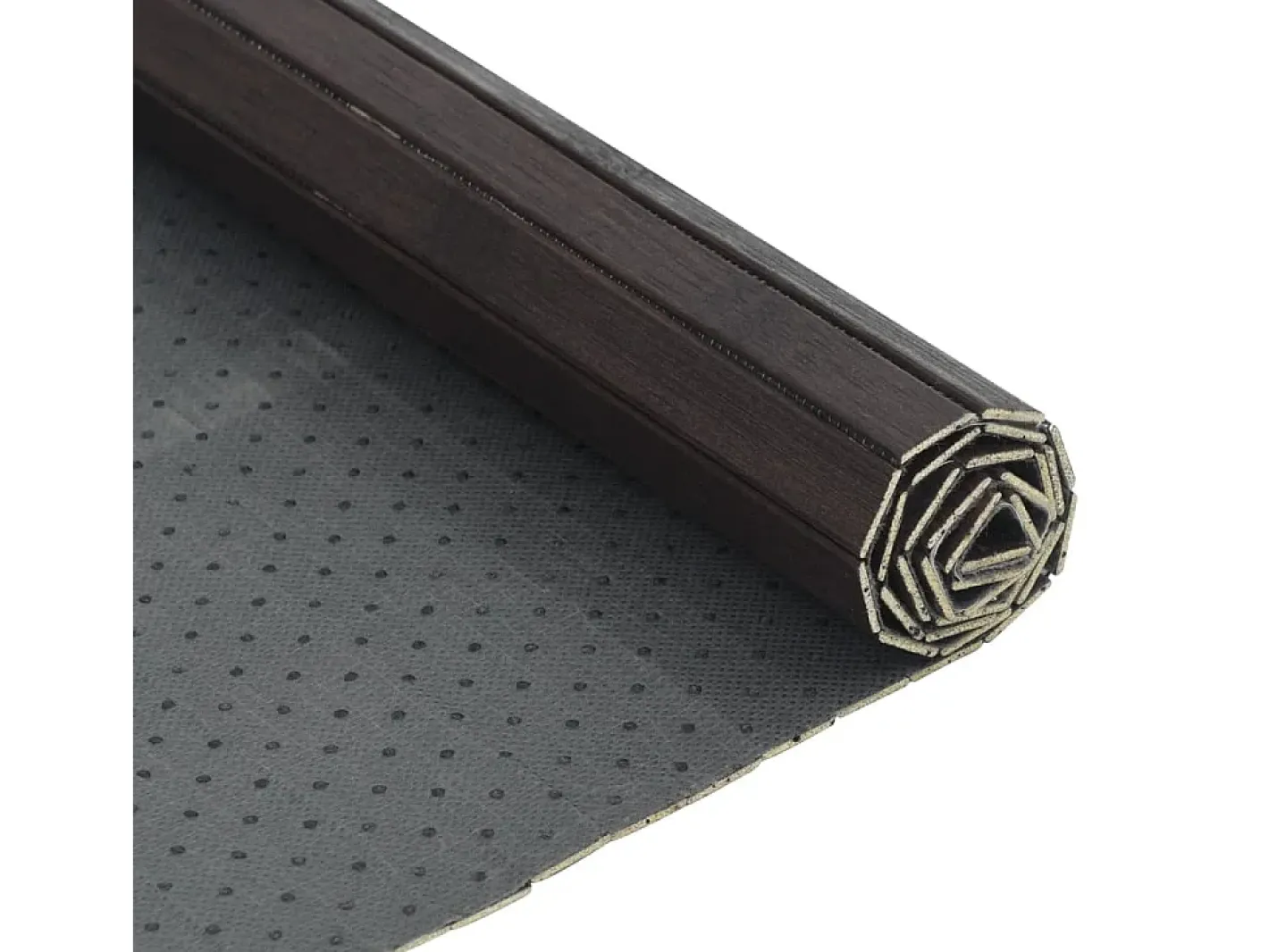 Sale Clicnbuy Alfombra rectangular bambú marrón oscuro 60x500 cm Marru00f3n