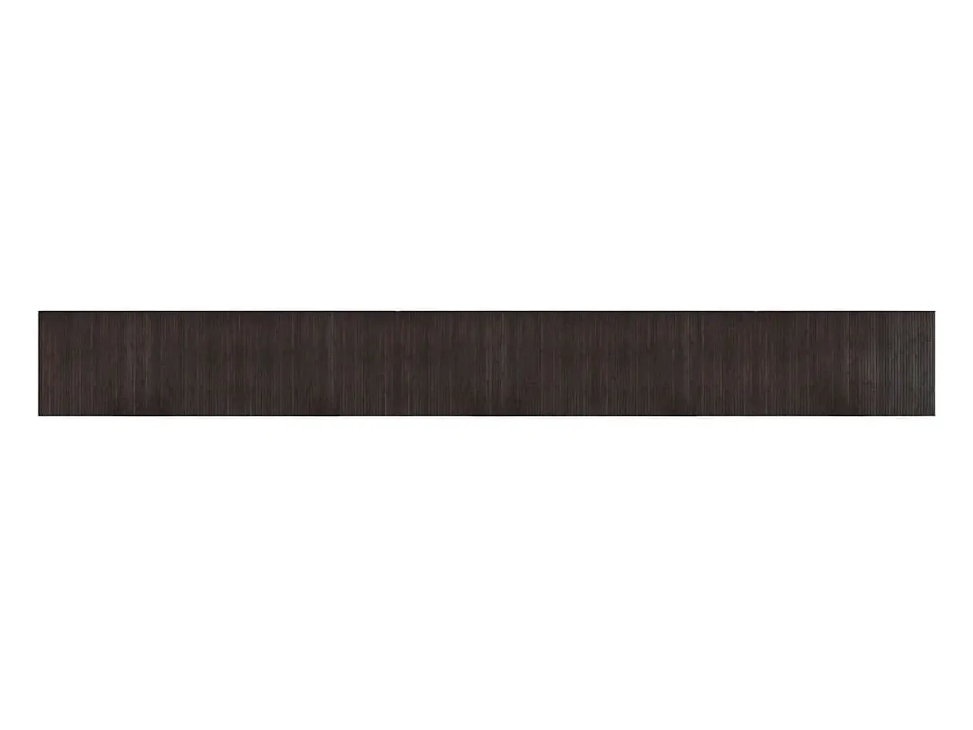 Sale Clicnbuy Alfombra rectangular bambú marrón oscuro 60x500 cm Marru00f3n