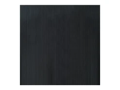 New Clicnbuy Alfombra rectangular bambú 100x100 cm Negro