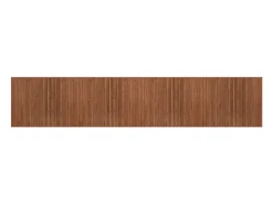 Clicnbuy Alfombra De Salón-Alfombra rectangular bambú marrón 80x400 cm Marru00f3n