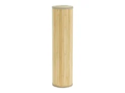 Clearance Clicnbuy Alfombra rectangular bambú color natural claro 70x500 cm Beige