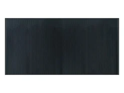 Clicnbuy Alfombra De Salón-Alfombra rectangular bambú 100x200 cm Gris