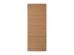 New Alfombra rectangular de bambú marrón 80 x 300 cm ES38750 Marru00f3n