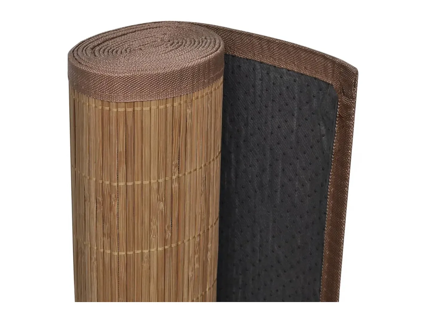 Alfombra rectangular de bambú marrón 120 x 180 cm ES27485 Marru00f3n Discount