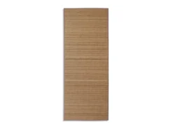 Alfombra rectangular de bambú marrón 80 x 200 cm ES84765 Marru00f3n Sale
