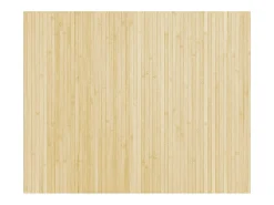 Hot Alfombra rectangular de bambú natural claro 80x100 cm Beige