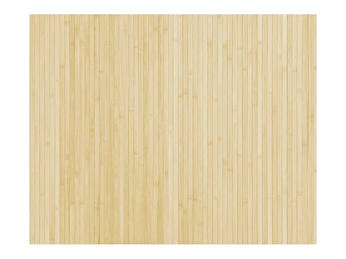 Hot Alfombra rectangular de bambú natural claro 80x100 cm Beige