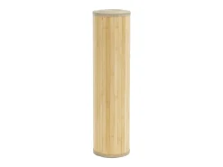 Alfombra rectangular de bambú natural claro 60x100 cm Beige New