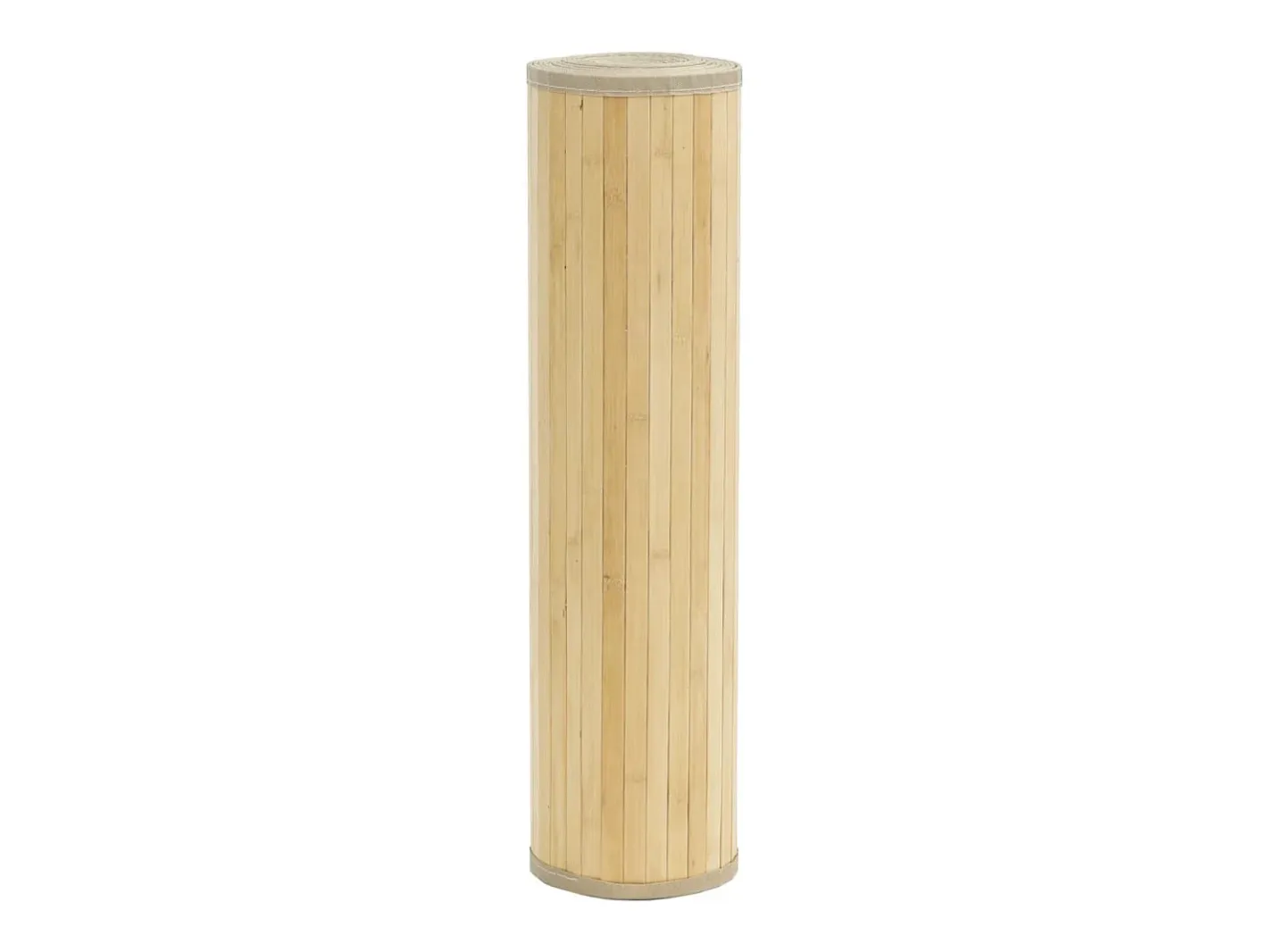 Alfombra rectangular de bambú natural claro 60x100 cm Beige New