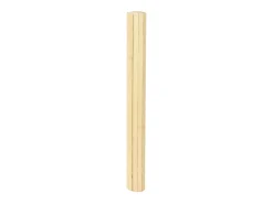 New Alfombra rectangular de bambú natural claro 80x300 cm Beige