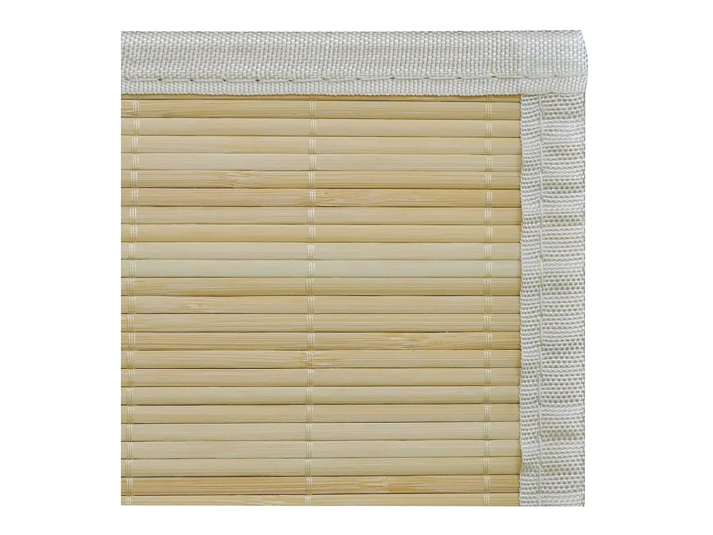 Clicnbuy Alfombra De Salón-Alfombra rectangular de bambú natural 80 x 300 cm Beige