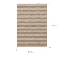 Rendez-Vous Déco Alfombra rectangular de jacinto de agua 215x150 cm - Saona Marru00f3n New