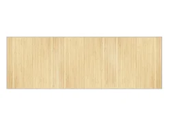 Alfombra rectangular de luz natural 100x300 cm bambú Beige Online