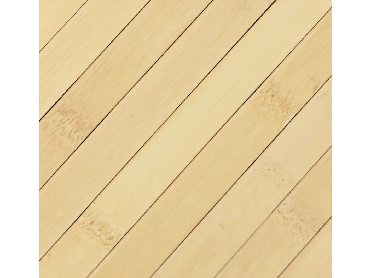 Alfombra rectangular de luz natural 100x100 cm bambú Beige