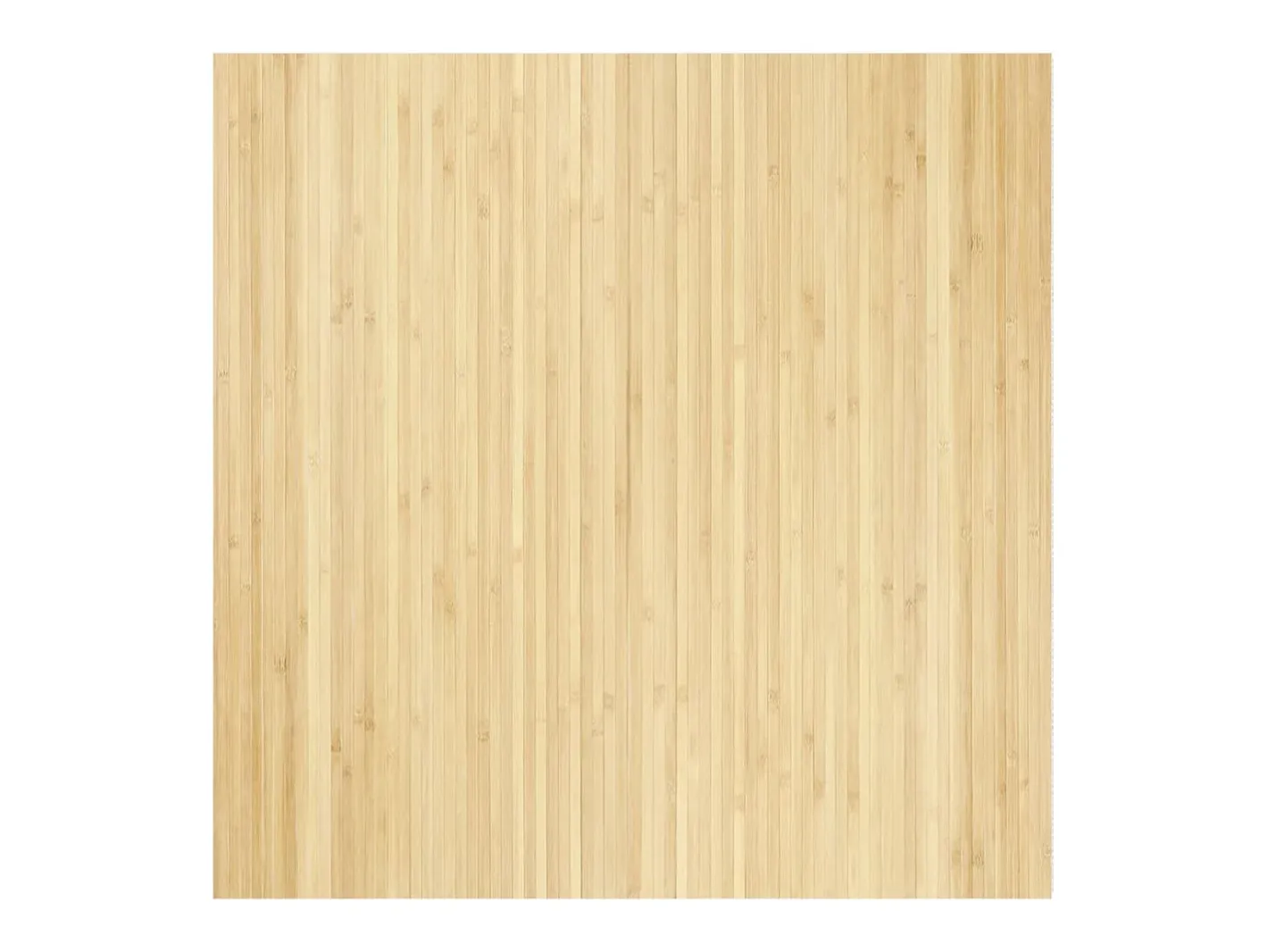 Alfombra rectangular de luz natural 100x100 cm bambú Beige