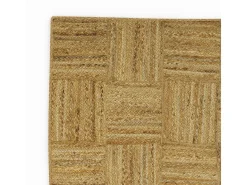 Rendez-Vous Déco Alfombra rectangular de yute 120 x 150 cm - Kara Beige Outlet