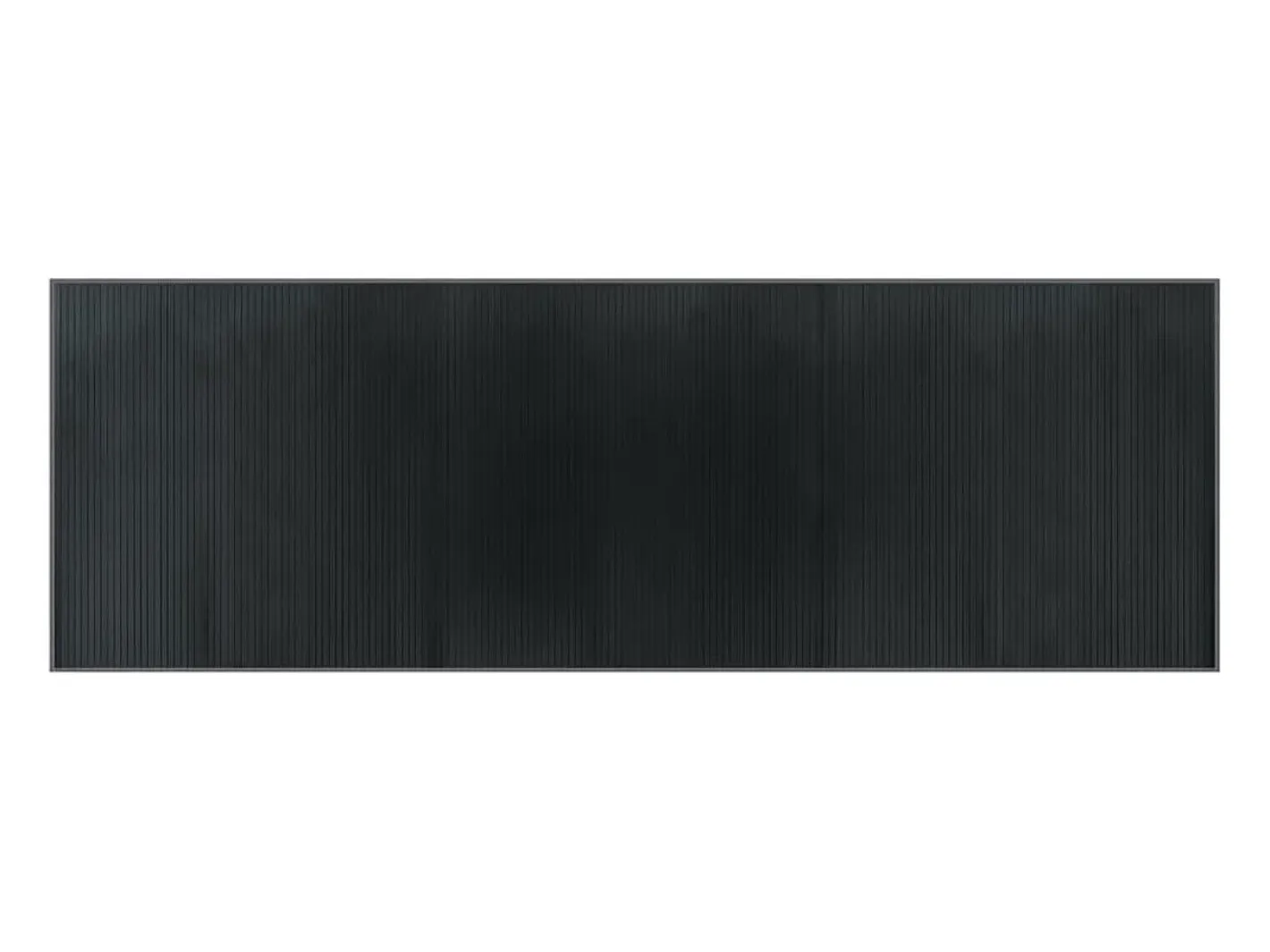 Alfombra rectangular 100x300 cm bambú Gris Clearance