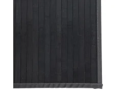Alfombra rectangular 100x300 cm bambú Gris Clearance