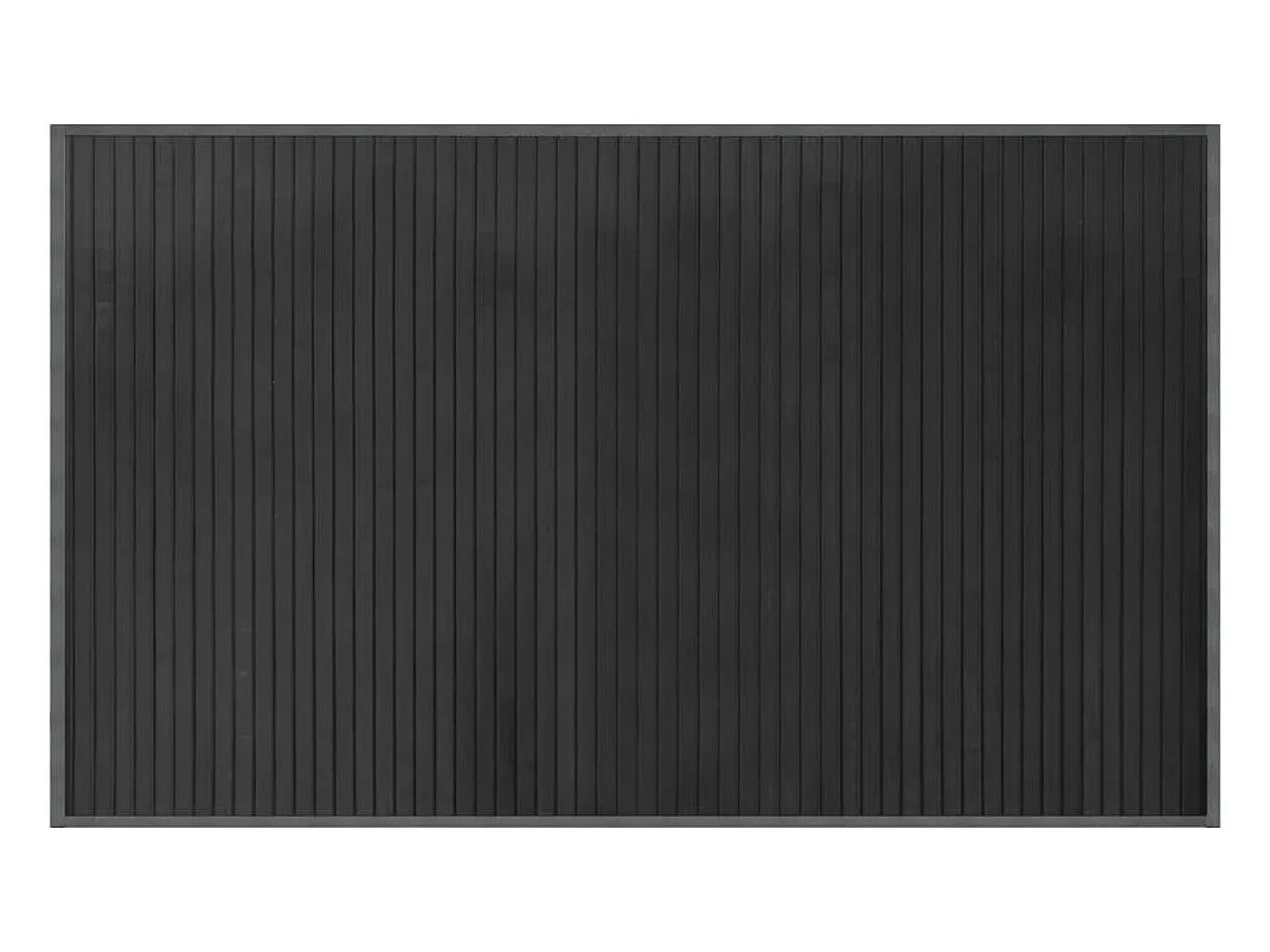 Alfombra rectangular 60x100 cm bambú Gris Sale