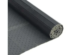 Alfombra De Cocina-Alfombra rectangular 100x200 cm bambú Gris
