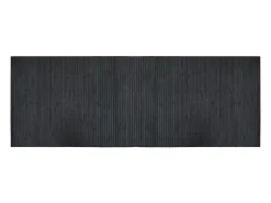 Alfombra De Cocina-Alfombra rectangular 70x200 cm bambú Gris